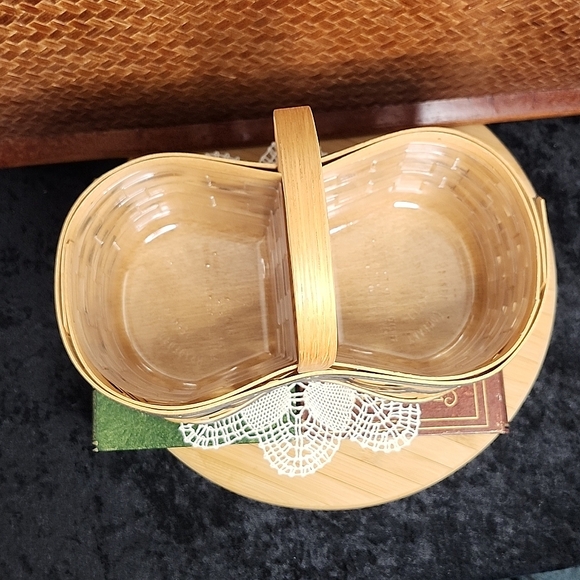 👉*VINTAGE* BRADFORD 1997 "PEANUT" SHAPED BASKET ~MADE IN USA - Picture 4 of 10